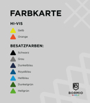 Farbkarte, Hivis, Besatzfarben