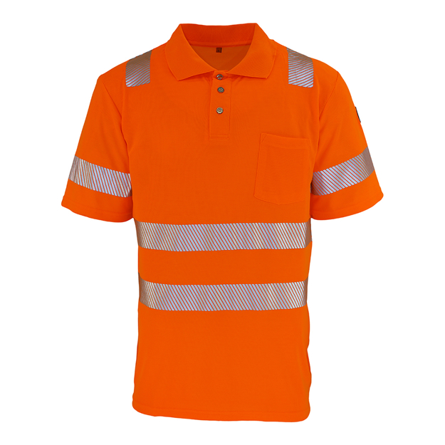 Bild von Warnschutz Poloshirt RÖTI