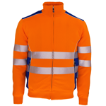 Sweatjacke Hivis mit Kontrastfarbe