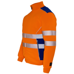 Sweatjacke Hivis mit Kontrastfarbe